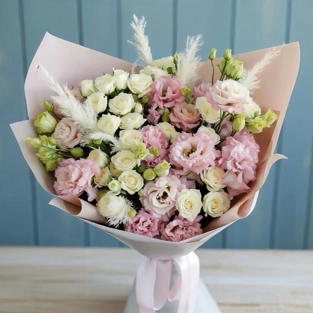 Букет цветов из: Альстромерии и Розы в Пугачёве