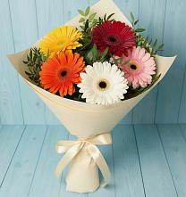 Букет цветов из:  Герберы в Пугачёве
