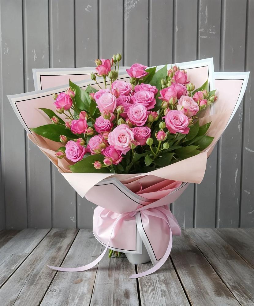 Букет Розовый кустик в Пугачёве