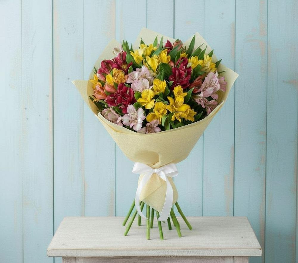 Букет цветов из: Альстромерии в Пугачёве