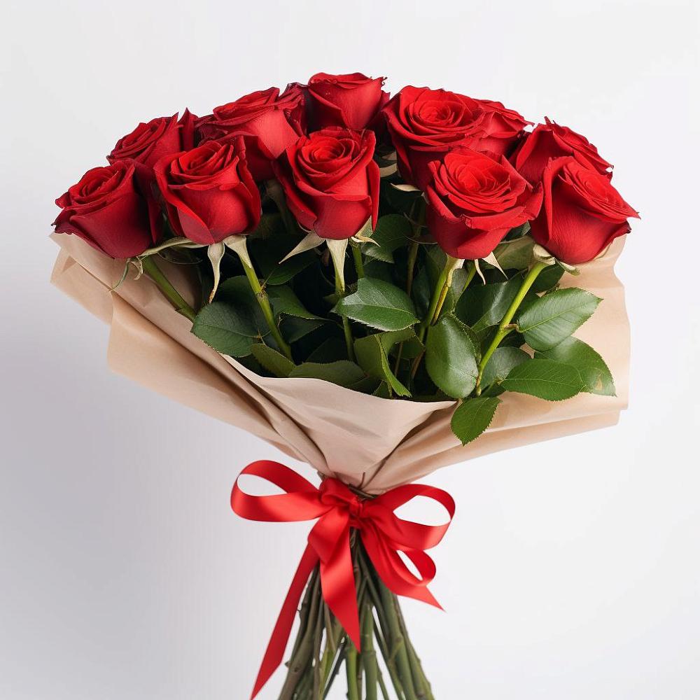 Букет 11 Красных роз Эдлесс Лав в Пугачёве